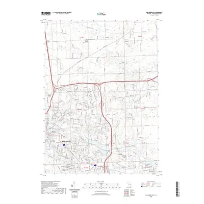 2019 Map of Ann Arbor East, 2019 Print