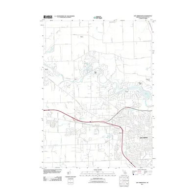 2011 Map of Ann Arbor West, 2011 Print