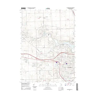 2014 Map of Ann Arbor West, 2014 Print
