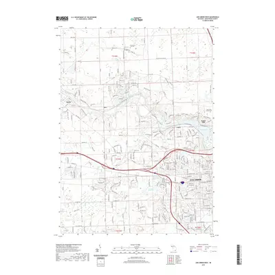 2019 Map of Ann Arbor West, 2019 Print