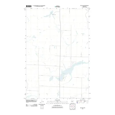 2010 Map of Ann Lake, 2010 Print