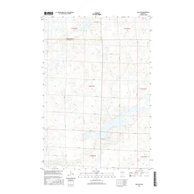 2016 Map of Ann Lake, 2016 Print