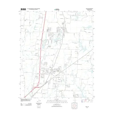 2013 Map of Anna, 2013 Print