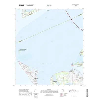 2018 Map of Anna Maria, 2018 Print