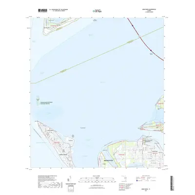 2021 Map of Anna Maria, 2021 Print