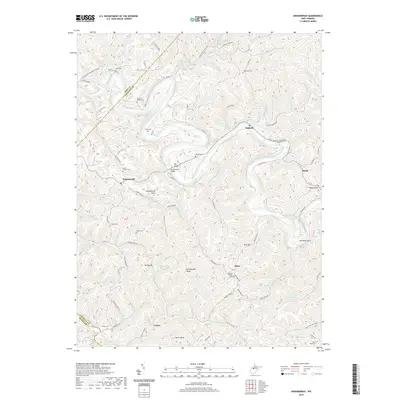 2019 Map of Annamoriah, 2019 Print