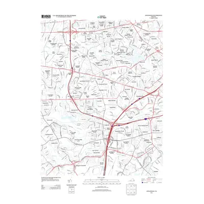 2013 Map of Annandale, 2013 Print