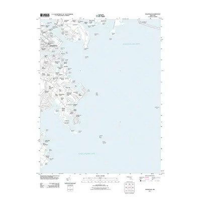 2011 Map of Annapolis, 2011 Print