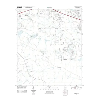 2012 Map of Annetta, 2012 Print