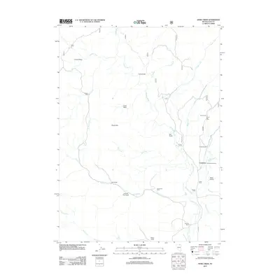 2012 Map of Annie Creek, 2012 Print