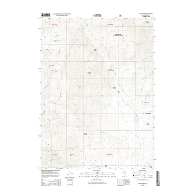 2014 Map of Annie Creek, 2014 Print