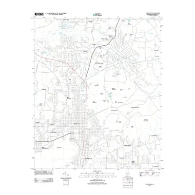 2011 Map of Anniston, 2011 Print