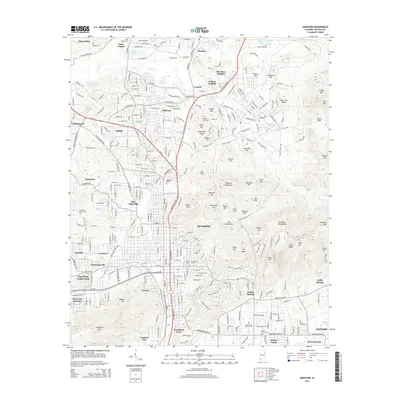 2014 Map of Anniston, 2014 Print