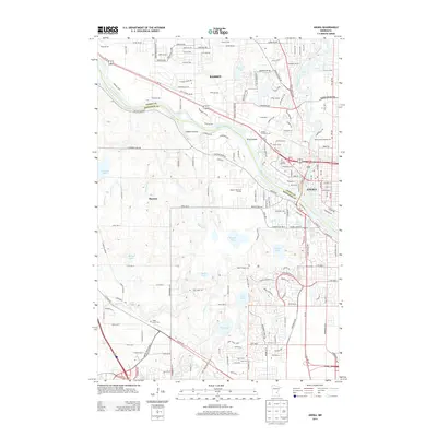 2013 Map of Anoka, 2013 Print