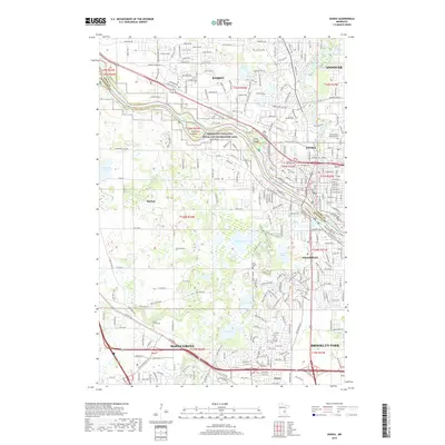 2019 Map of Anoka, 2019 Print