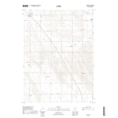 2017 Map of Anselmo, 2017 Print