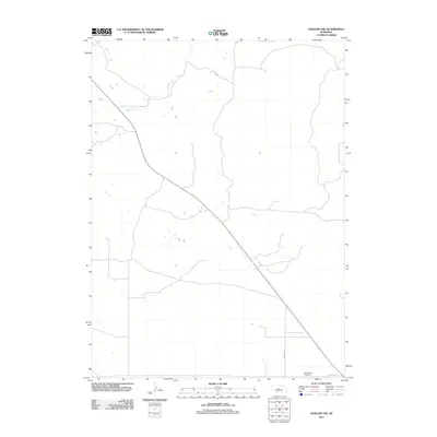 2011 Map of Anselmo NW, 2011 Print