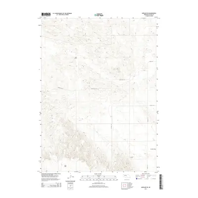 2014 Map of Anselmo SW, 2014 Print