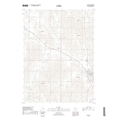 2017 Map of Ansley, 2017 Print