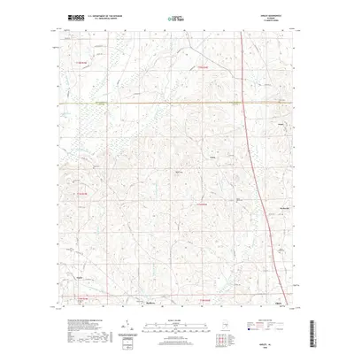 2020 Map of Ansley, 2020 Print