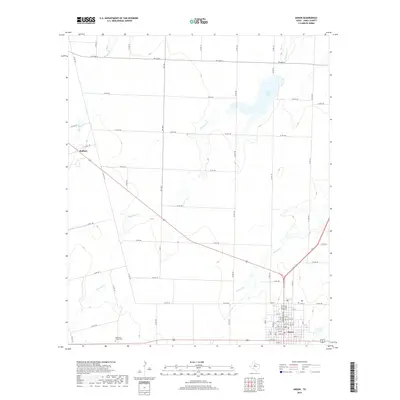 2019 Map of Anson, 2019 Print