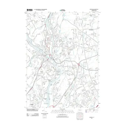 2012 Map of Ansonia, 2012 Print