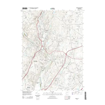 2015 Map of Ansonia, 2015 Print