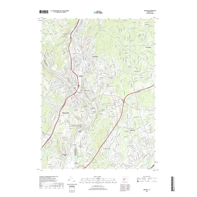 2018 Map of Ansonia, 2018 Print