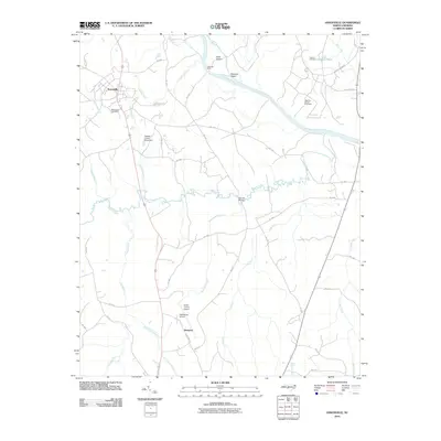 2010 Map of Ansonville, 2010 Print