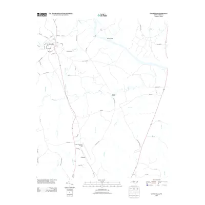 2013 Map of Ansonville, 2013 Print