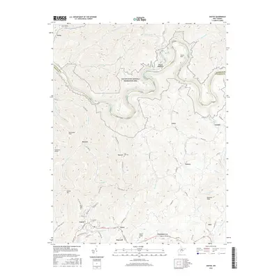 2016 Map of Ansted, 2016 Print