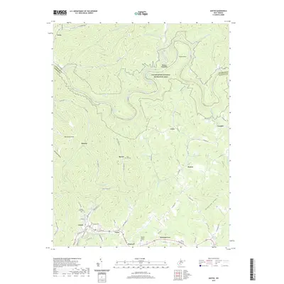 2019 Map of Ansted, 2019 Print