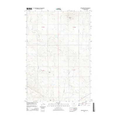 2015 Map of Antelope Butte, 2015 Print
