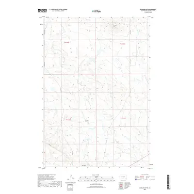 2017 Map of Antelope Butte, 2017 Print