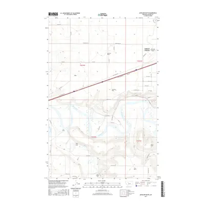 2017 Map of Antelope Butte, 2017 Print