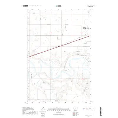 2020 Map of Antelope Butte, 2020 Print