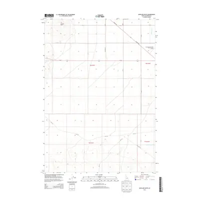 2013 Map of Antelope Butte, 2013 Print