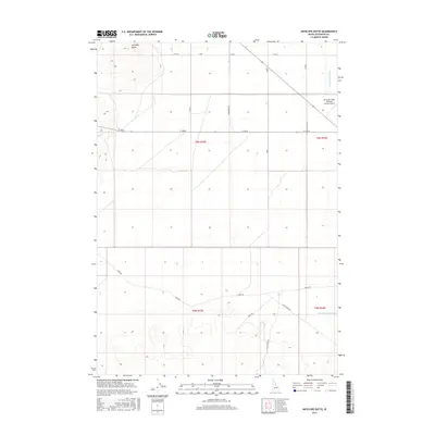 2017 Map of Antelope Butte, 2017 Print