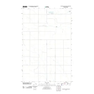 2011 Map of Antelope Coulee NW, 2011 Print