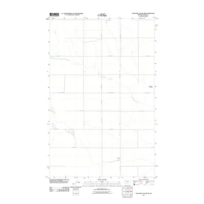 2011 Map of Antelope Coulee SW, 2011 Print