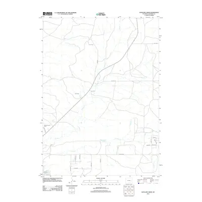 2012 Map of Antelope Creek, 2012 Print