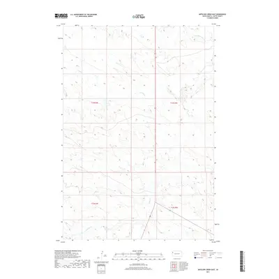 2017 Map of Antelope Creek East, 2017 Print