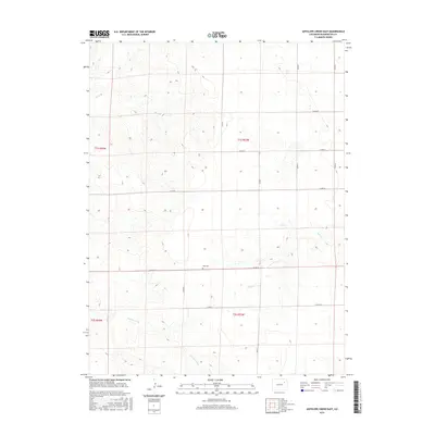 2016 Map of Antelope Creek East, 2016 Print