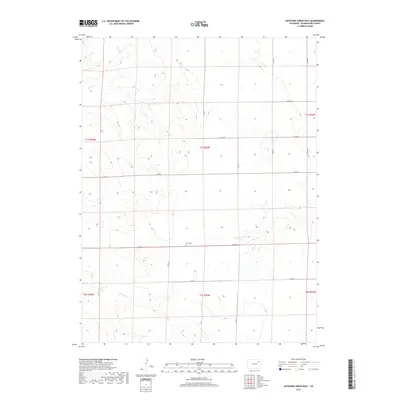 2019 Map of Antelope Creek East, 2019 Print