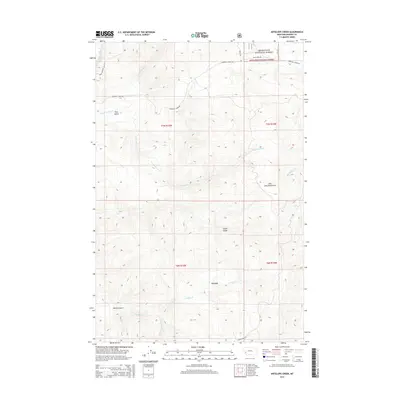 2014 Map of Antelope Creek, 2014 Print