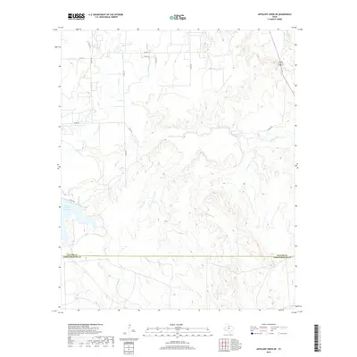 2019 Map of Antelope Creek NE, 2019 Print