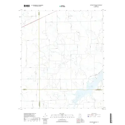 2019 Map of Antelope Creek NW, 2019 Print