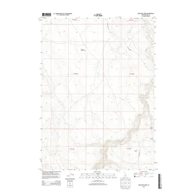 2013 Map of Antelope Creek, 2013 Print