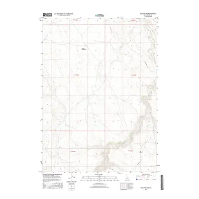 2017 Map of Antelope Creek, 2017 Print