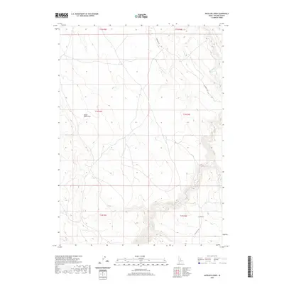 2020 Map of Antelope Creek, 2020 Print